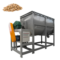 Mélangeur à mortier sec automatique horizontal à ruban Mélangeur d'aliments pour porcs Machine d'équipement de mélange horizontal de savon en granulés de poudre
