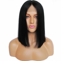 Sites de vendeurs en gros de haute qualité coupe Pixie naturelle vietnamienne cheveux humains bruts HD dentelle frontale Afro crépus bouclés Bob perruque
