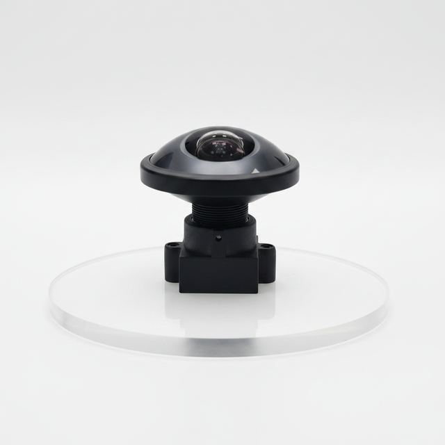 15.21mm F2.4 360 Panoramic Camera Hd Night Vision Surround View Lens Musi Mount 1/4 Inch Sensor 1.5 1.61 Blue Cut Lens Cctv-lens