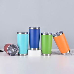 Nuevo Vaso Térmico Portátil de Acero Inoxidable 304 de Doble Pared y Aislamiento al Vacío de 20oz para Coche, Resistente al Hielo, para Uso en Interiores y Exteriores - Product Image 2