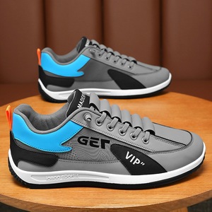 Men's Korean-Style Summer New All-Match Casual Running <b>Sneakers</b> Breathable Non-<b>Slip</b> Mesh Lining Dad Shoes <b>Slip</b>-<b>On</b> Closure PU - Product Image 3