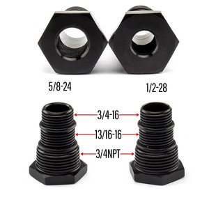 Adaptador Universal 3 en 1 de Aluminio Mecanizado por CNC para Filtro de Aceite, Rosca Hembra 5/8-24 a Macho NPT 3/4-16, 13/16-16, 3/4 - Product Image 6