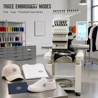 Machine à broder informatisée professionnelle d'occasion pour chemises et casquettes, haute qualité et bon prix, machine à broder d'occasion