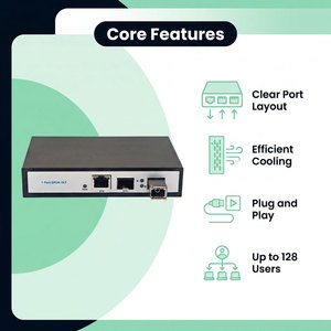 Dispositif d'accès fibre optique intelligent Mini GPON OLT pour 128 utilisateurs avec 1 port PON pour les réseaux <span class=keywords><strong>ISP</strong></span> et télécoms - Product Image 2
