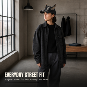 Gorra de béisbol de mezclilla negra con orejas de gato, desgastada, rasgada, estilo Dad <span class=keywords><strong>Hat</strong></span>, punk Y2K, streetwear, con correa de hebilla de anillo metálico, unisex - Product Image 5
