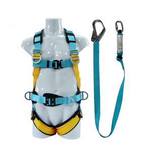 Cinto de Segurança de Corpo Inteiro com Corda de Segurança Resistente a Desgaste de Cinco Pontos para Operações em Altura e Escalada em Liga de Alumínio - Product Image 5