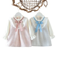 Vêtements pour enfants D3, robe pour filles, petite robe de princesse parfumée, robe bébé deux pièces