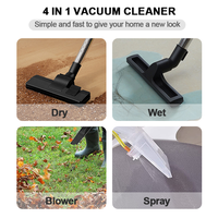Aspirateur industriel humide et sec portatif, nettoyeur de sols commercial pour la maison, le garage, les voitures - Aspirateur humide et sec pratique