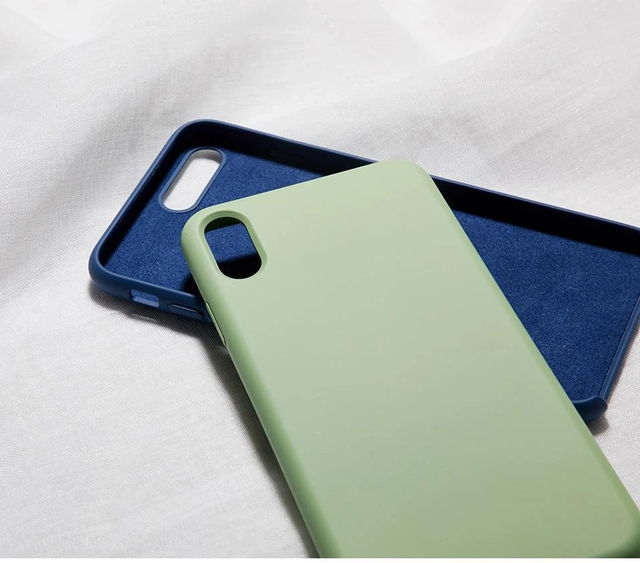 Custom Print Recycled Eco Friendly Soft Handphone Mobilephone Liquid Silicone Cover Phone Case Shell for iphone X  Case