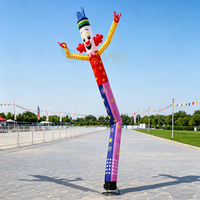 Publicité personnalisée Tube à air factice Homme Publicité extérieure Clown gonflable Promotion Ciel gonflable Danseur d'air