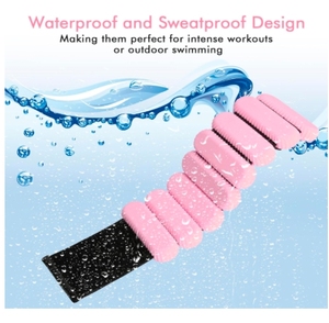 Pesas de Silicona Ajustables para Muñeca y Tobillo, Color Rosa, 2 kg, para Hombres y Mujeres, Pesas para Brazos y Piernas (2 lb) - Product Image 4