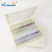 50 Animal Slide Kit Zoology Microscope Prepared Slides Entomology Prepared Slides