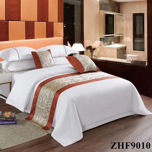 Juego de Ropa de Cama de Lujo para Hotel, Edredón y Sábanas de <span class=keywords><strong>Lino</strong></span> <span class=keywords><strong>Blanco</strong></span> 100% Algodón - Product Image 3