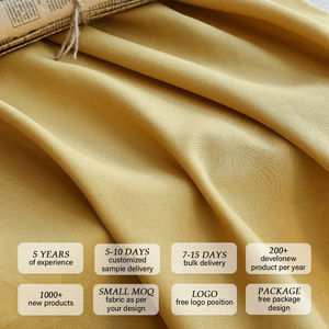 Tissu tissé en mélange de lin <span class=keywords><strong>et</strong></span> de coton couleur unie Style 317, matière respirante pour chemises, vestes <span class=keywords><strong>et</strong></span> pantalons printemps-été - Product Image 2