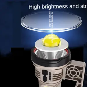 2024 lampu sorot patroli kuat kembar populer baru tragbare starke Licht luar ruangan lampu kerja