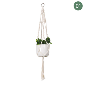 Colgadores de plantas de algodón hechos a mano, estante de pared para interiores y exteriores, para macetas, decoración del hogar, accesorio de jardín, envío directo - Product Image 3