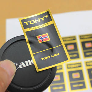 Impression d'étiquettes personnalisées pour bouteilles en verre, estampage à chaud, autocollants en papier adhésif pour les aliments, les boissons, les jus de fruits - Product Image 4