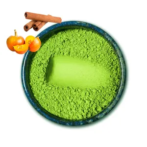 Estilo Japonês Orgânico Matcha Abóbora Canela Sabor Matcha Chá Verde Em Pó