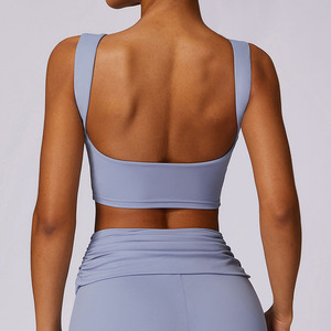 Reggiseno Sportivo Estivo 2025 Morbido e Confortevole ad Alto Impatto con Spalline Larghe e Supporto Posteriore, Top Sportivo per Fitness - Product Image 6