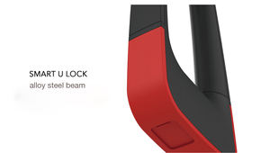 Lucchetto Intelligente a U per Bicicletta con Impronta Digitale, Chiave Elettronica Antifurto e Controllo Digitale da <span class=keywords><strong>Smartphone</strong></span>, Elettrico a Batteria per Bici e Porte in Vetro - Product Image 5