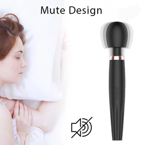 Masseur vibrant 10x4 avec écran LCD, 4 têtes interchangeables, flexible pour le cou, étanche IPX7, en silicone, jouet sexuel pour femmes - Product Image 3