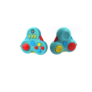 New nhựa nhấn nút Pad Thần Tài Báo Chí đồ chơi, <span class=keywords><strong>gamepad</strong></span> tam giác ngón tay con quay hồi chuyển giải nén thần tài đồ chơi - Product Image 2
