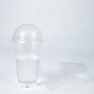 biodegradable transparent PLA cold drinking cup