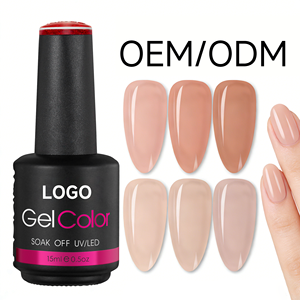 Nuevo Esmalte de Uñas en Colores Nude, Gel Semipermanente para Otoño e Invierno, Venta al Por Mayor OEM, Gel UV LED Removible - Product Image 1