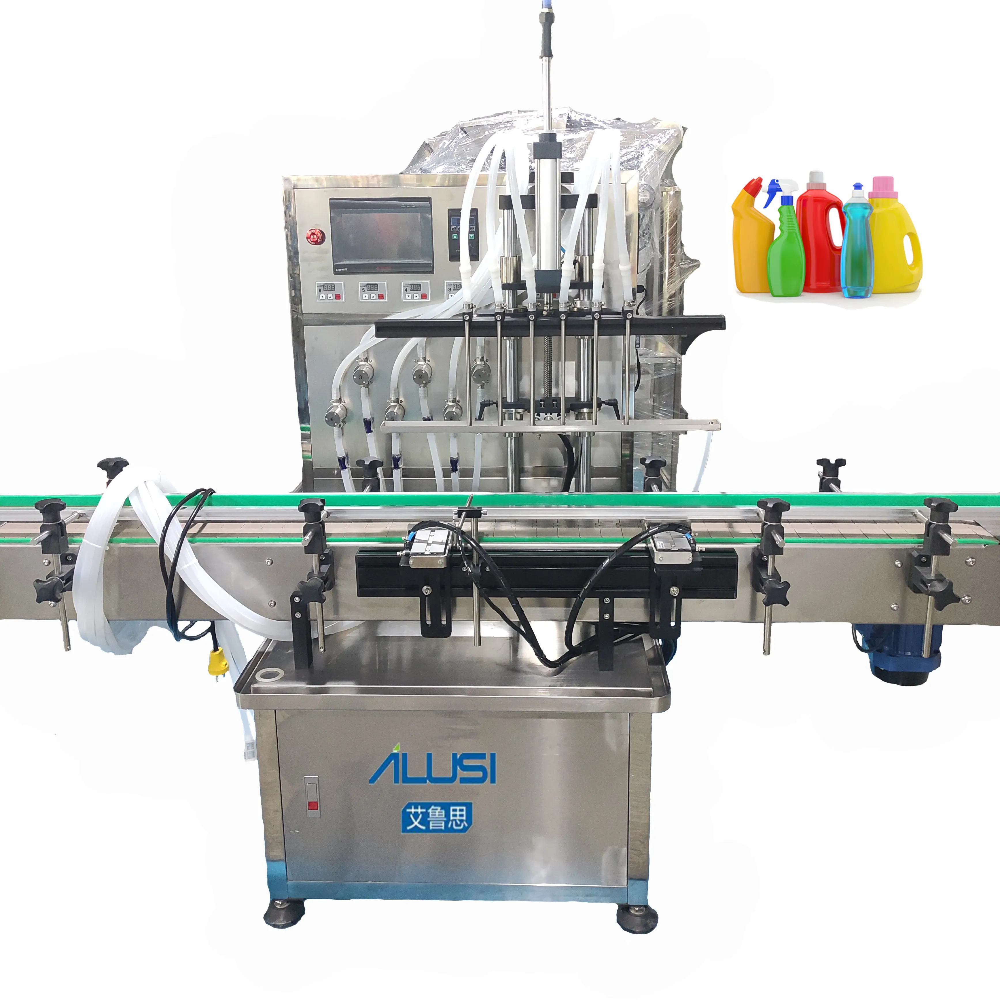 Automatische 3 4 5 abfüllmaschine für flüssigseifen/5 liter wasserflaschen für sheabutter lebensmittel und getränke