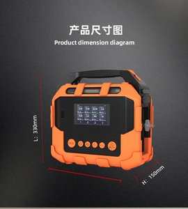 Moniteur de qualité de l'air portable, kit de détection du microclimat, CO/CO2/PM2.5/PM10/<span class=keywords><strong>CH2O</strong></span>/Lux/N/WS/T/H - Product Image 4