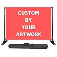 Support d'affichage rétractable robuste à montage rapide et polyvalent pour toile de fond de photographie, mur d'événement et équipement publicitaire