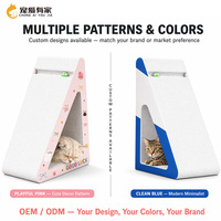 Grattoir pour chat en carton ondulé écologique, durable, haute densité, pour chats d'intérieur, vente en gros