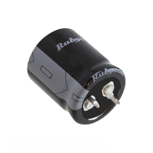 Authorized Distributor Through Hole CAP ALUM 1000UF 20% 250V SNAP TH 1000 uF 250MXG1000MEFCSN35X35 Capacitor - Product Image 1