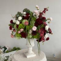 M-FB133 Boule de fleurs personnalisée en roses et lys Calla, centres de table de mariage faits à la main, décorations haut de gamme pour la Saint-Pasqua, Noël, le Nouvel An