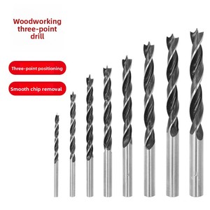 Foret à bois de haute qualité en acier au carbone de 3 à 10 mm, à pointe tricoupée, pour le travail du bois - Product Image 6