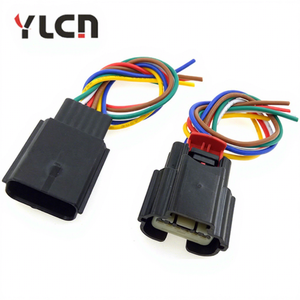 Conector Automotriz <span class=keywords><strong>Yulian</strong></span> MX64 Serie 31402 de 6 Vías, Macho y Hembra, Cable de Material PA66, Contactos de Aleación de Latón, Conductor de Cobre Estañado - Product Image 1