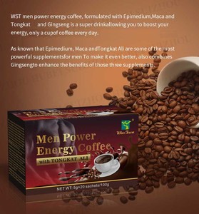 กาแฟวินส์ทาวน์เพิ่มพลังสำหรับผู้ชาย ผสมสมุนไพรมาคา ชนิดซองสำเร็จรูป รสชาติกลางๆ บรรจุกล่อง - Product Image 2