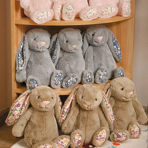 Super Soft Páscoa Blossom Creme Dengoso Coelho Plush Toy Decoração Decoração - Product Image 3