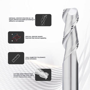 Dohre Nhà Sản Xuất OEM Chất Lượng Cao 2 Flutes Carbide Nhôm End Mill Cho Cắt Nhôm - Product Image 4