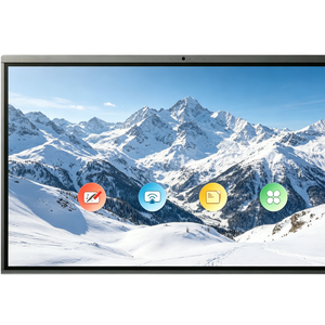 หน้าจอสัมผัสอัจฉริยะ Hiseeview ขนาด 65 นิ้ว 4K ระบบแอนดรอยด์ พร้อมกล้อง Windows OPS กระดานไวท์บอร์ดอัจฉริยะ สำหรับการประชุมและห้องเรียน - Product Image 1