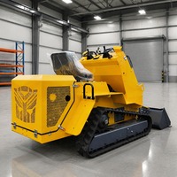 Meilleur prix pour mini-chargeuse sur pneus de 1,2 tonne H-490 CE certifiée EPA avec moteur Kubota Yanmar en stock