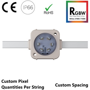 Einstellbares RGBW-Upgrade-Produkt Automatisch adressierbares DC24V-wasserdichtes <span class=keywords><strong>LED</strong></span>-RGBW-<span class=keywords><strong>Pixel</strong></span> licht für die Landschafts beleuchtung