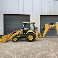 Gebrauchter Caterpillar 424 Baggerlader CAT 424-2 4WD Radbaggerlader mit Frontlader und Heckbagger