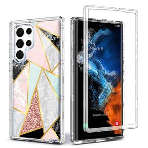 Para Samsung S24 <span class=keywords><strong>Ultra</strong></span> funda de tres capas de protección resistente funda de mármol para Samsung S20 S21 S22 S23 Plus <span class=keywords><strong>Note</strong></span> 20 <span class=keywords><strong>Ultra</strong></span> - Product Image 2