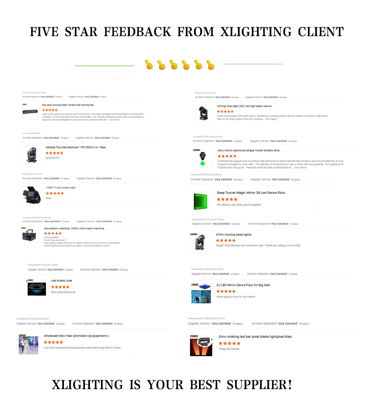 Xlighting 700w rohs led moving head for events