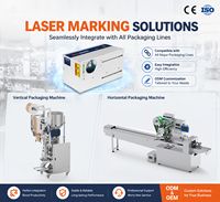 Máquina de Codificación Láser UV para Películas de Embalaje Flexible, Sistema de Impresión de Fecha y Código de Lote Permanente, Precio Directo de Fábrica, CE OEM