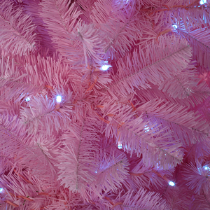 Pointed-Tip Pink Dense PVC Christmas <b>Tree</b>, Full Sizes Available, Floor-Standing Ornament for Home, Living Room & Mall Decoration - Product Image 6