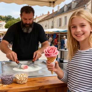 Nhà máy-trực tiếp 304 thép không gỉ di động <span class=keywords><strong>Ice</strong></span> <span class=keywords><strong>Cream</strong></span> giỏ hàng & chiên <span class=keywords><strong>Ice</strong></span> <span class=keywords><strong>Cream</strong></span> máy cuộn với trái cây và các loại hạt 110V/220V - Product Image 3