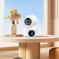 CCTV sécurité double objectif ampoule intelligente avec caméra 360 intérieur A11 ampoule caméra de Surveillance ampoule lumière caméra 4K couleur Vision nocturne