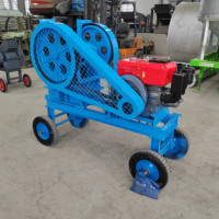 Nouveau Concasseur à Mâchoires Mobile Mini Portable Haute Productivité avec Moteur AC et Roulement pour le Concassage de Pierres dans l'Exploitation Minière Capacité Max 70t/h
